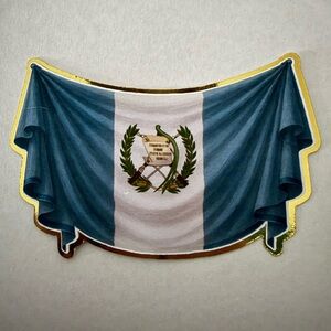 Guatemala Flag Cut Out Graduation Leis Topper          SKU2312